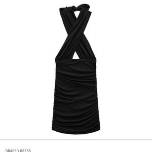 Zara Black Halter Dress